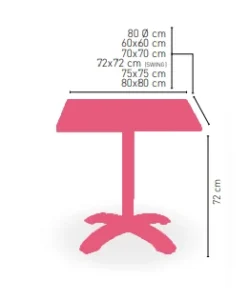 mobiliario-contract-mesa roma pie aluminio fundido dimensiones 1